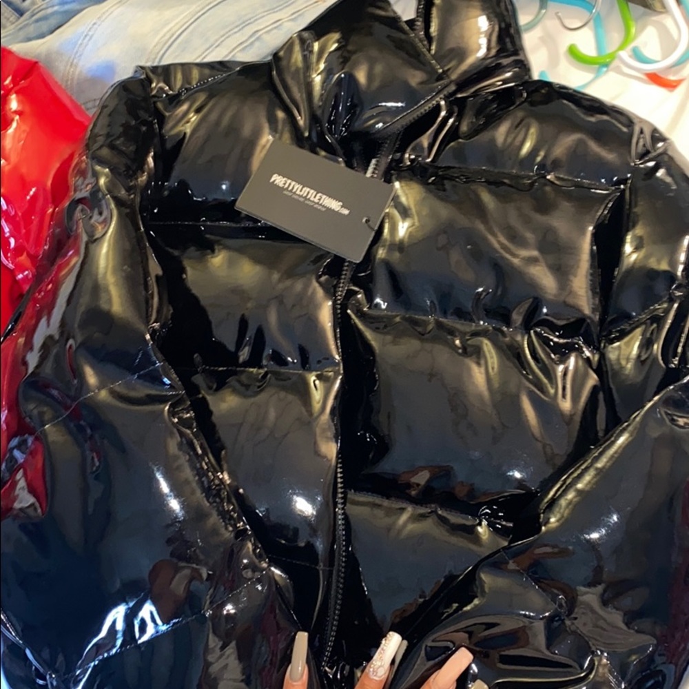 Black bubble jacket